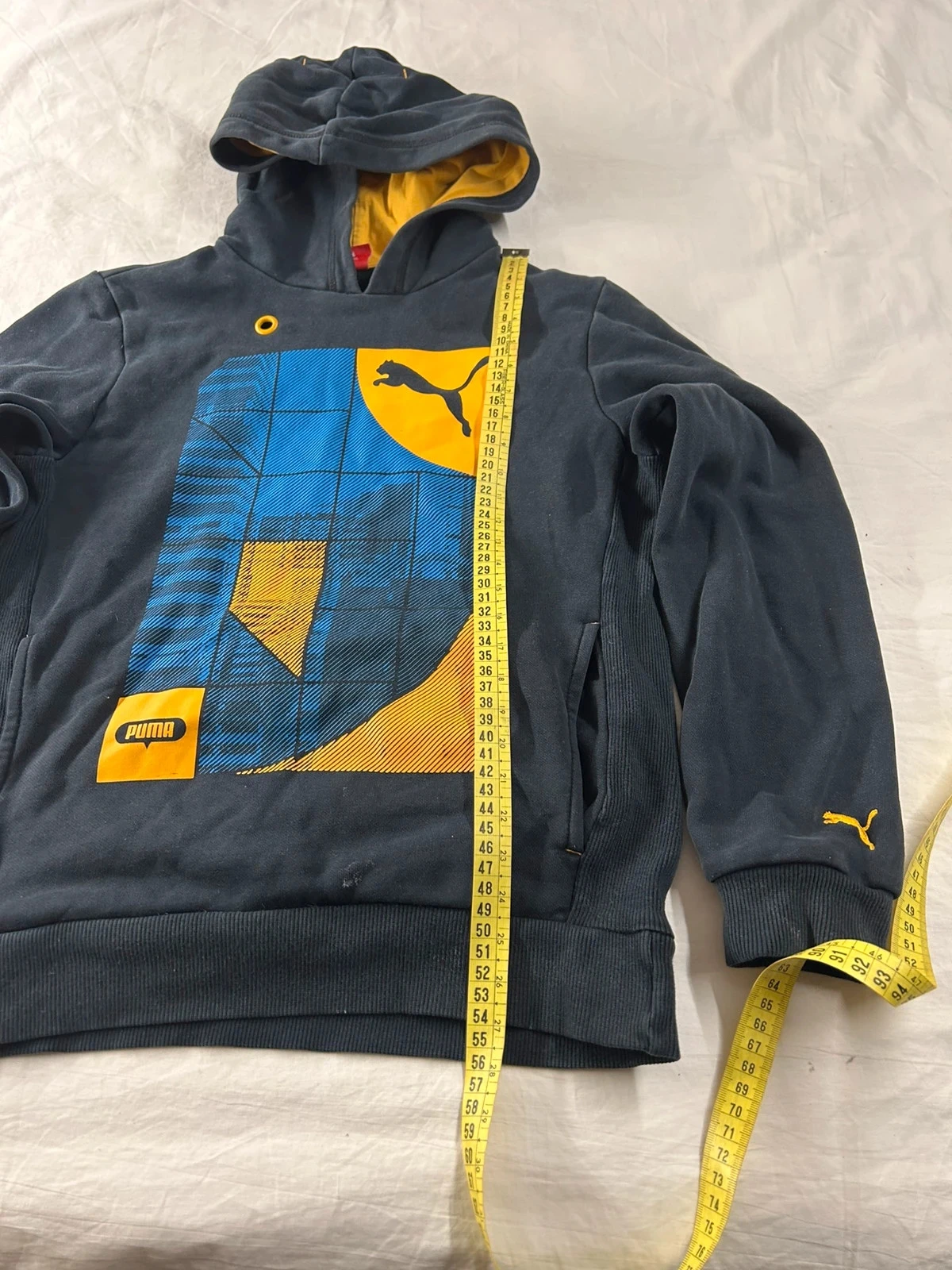 Black hoodie with puma print size 12 years – photo 10